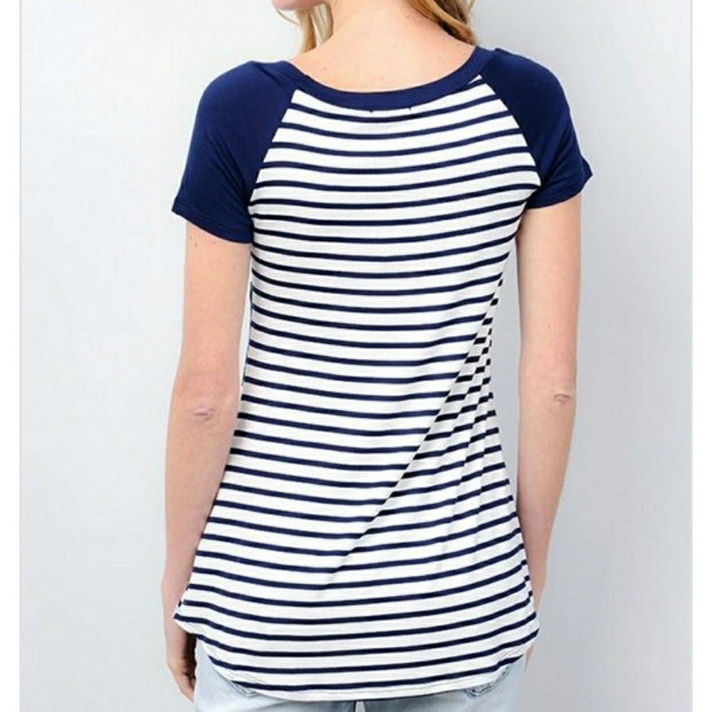Striped Raglan Tunic - Picture 4 of 5